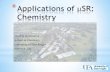 Applications of mSR: Chemistry - isis.stfc.ac.uk