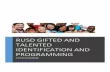 RUSD GIFTED AND TALENTED IDENTIFICATION AND …