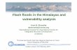 Flash floods in the Himalayas and vulnerability analysis