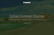 Italian Summer Courses In Catania - Associazione Diplomatici