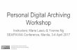 Personal Digital Archiving Workshop