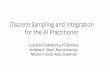 Discrete Sampling and Integration for the AI Practitioner