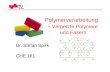 Vernetzte Polymere und Fasern - TU Graz