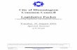 City of Bloomington Common Council Legislative Packet