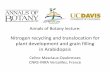 Annals of Botany lecture - University of California, Davis