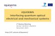 iQUOEMS Interfacing quantum optical electrical and ...