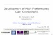 Development of High-Performance Cast Crankshafts