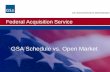 GSA Schedule vs. Open Market