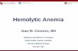 Hemolytic Anemia - Cancer Medicine and Hematology