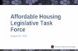Affordable Housing Legislative Task Force