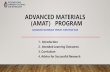 Advanced Materials（AMAT） Program