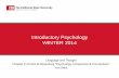 Introductory Psychology WINTER 2014