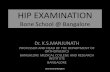 HIP EXAMINATION - Bangalore Spine Clinic
