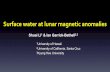 Surface water at lunar magnetic anomalies - NASA