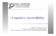 Cognitive Accessibility - Coleman Institute