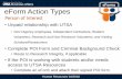 eForm Action Types - UTSA