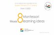 Montessori learning ideas
