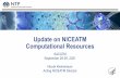 Update on NICEATM Computational Resources