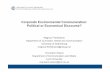 Corporate Environmental Communication: Political or ...