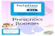 Preschool Booklet - Helpline Center