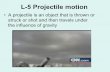 L-5 Projectile motion