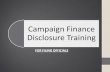 Clerk Campaign Finance Training - Michigan