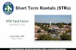 Short Term Rentals (STRs)