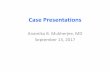 Case Presentations - LLUCH