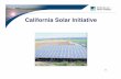 California Solar Initiative - Berkeley, California