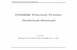 POS80B Thermal Printer Technical Manual - szhcct.com