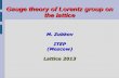 Gauge theory of Lorentz group on the lattice