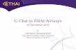 G Chat in THAI Airways