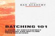 BATCHING 101 - Diageo Bar Academy