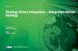 Strategy Drives Integration Integration Drives Strategy