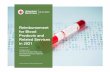 Reimbursement for Blood Products and Related Services in 2021