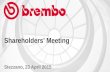 Shareholders Meeting - Brembo