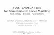 FOSS TCAD/EDA Tools for Semiconductor Device Modeling