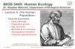 BIOS 5445: Human Ecology - Western Michigan University