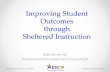 Improving Student Outcomes through Sheltered Instruction
