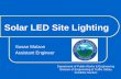 Solar LED Site Lighting