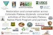 Restoration and conservation across Colorado Plateau ...