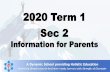 2020 Term 1 Sec 2 - Broadrick Secondary School