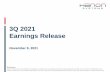 3Q 2021 Earnings Release