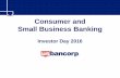 Consumer and Small Business Banking - U.S. Bancorp