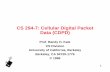 CS 294-7: Cellular Digital Packet Data (CDPD)