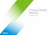 2021 Financial Analyst Meeting Presentation