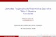 Jornadas Regionales de Matemática Educativa Taller 1 ...