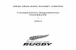 NEW ZEALAND RUGBY UNION Competition Regulations …