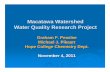 Macatawa Watershed Water Quality Research Project