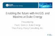 Enabling the Future with ArcGIS and Maximo at Duke Energy